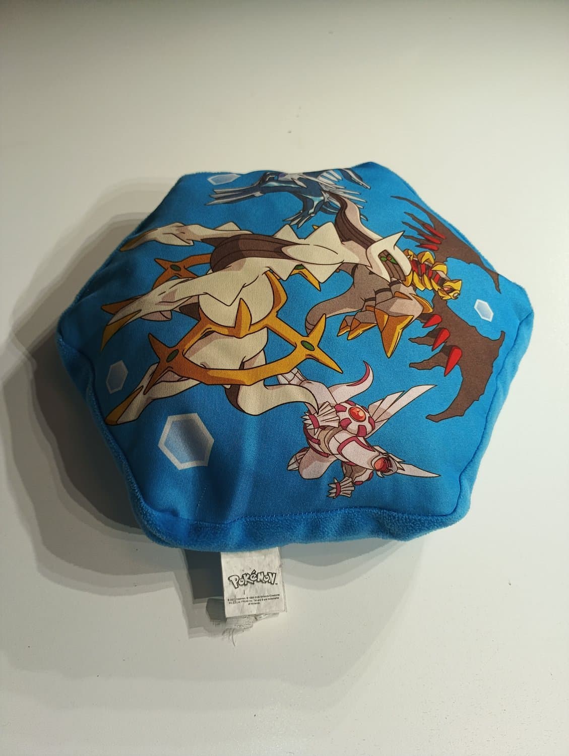 Kudde Pokemon Nintendo år 1995 - 2009 blå färg 33 x 31 cm TV Spel