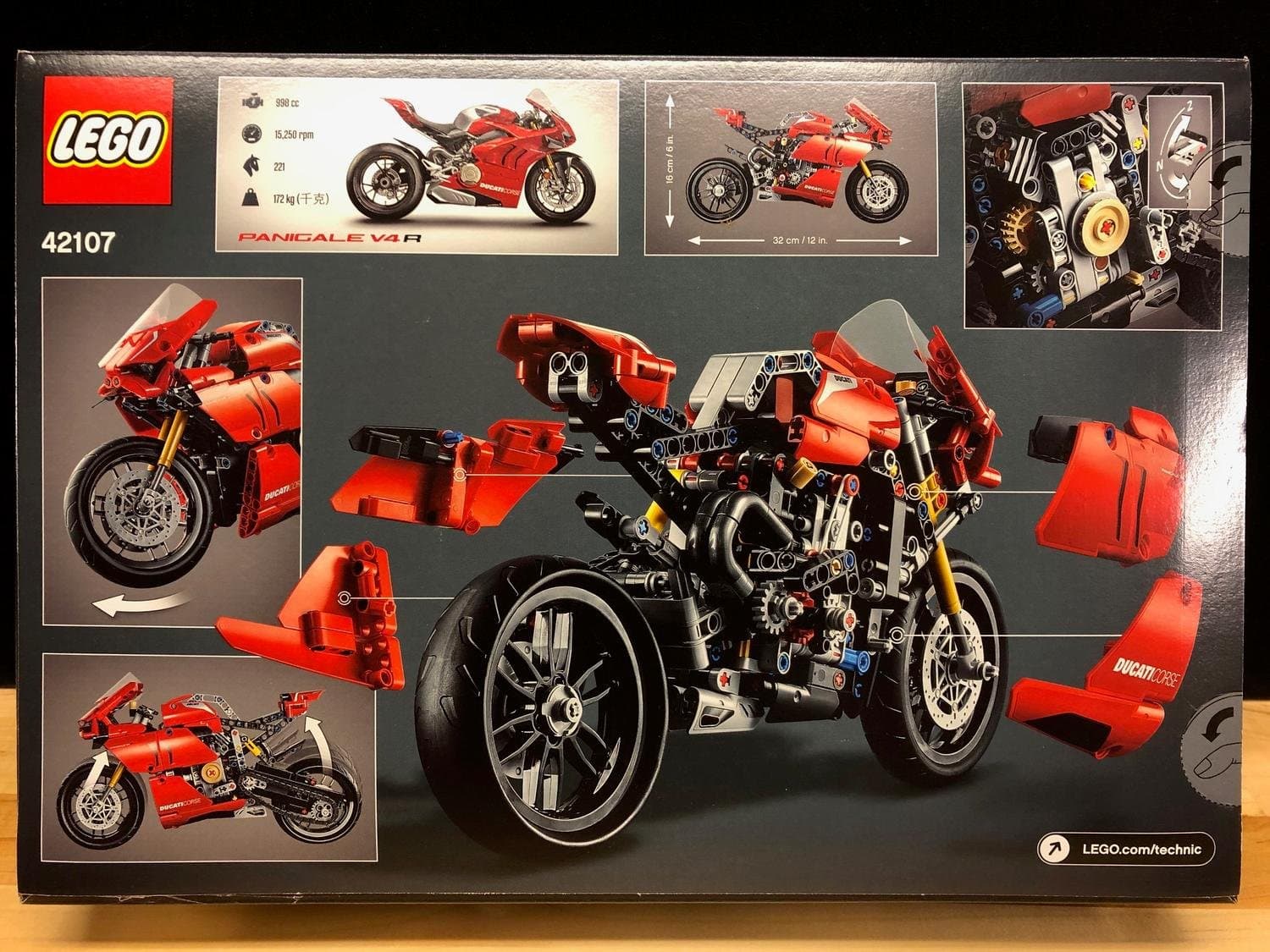LEGO Technic 42107 "Ducati Panigale V4 R" - från 2020, oöppnad!