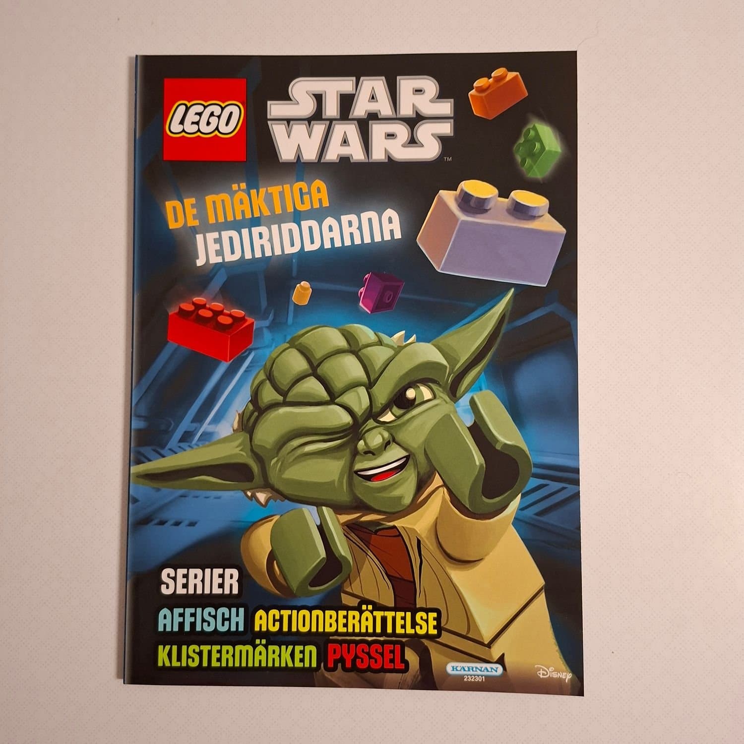 LEGO Star Wars De mäktiga Jediriddarna m klistermärken plansch pyssel mm 2016