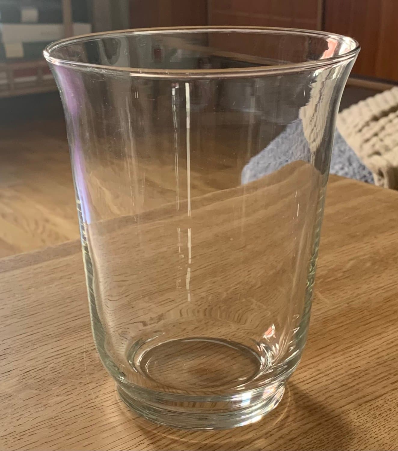 Kruka i glas, transparent, genomskinlig