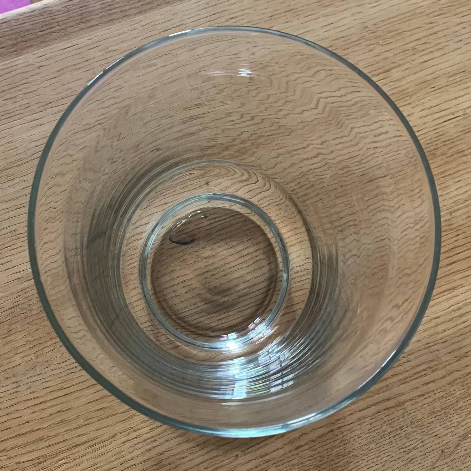 Kruka i glas, transparent, genomskinlig