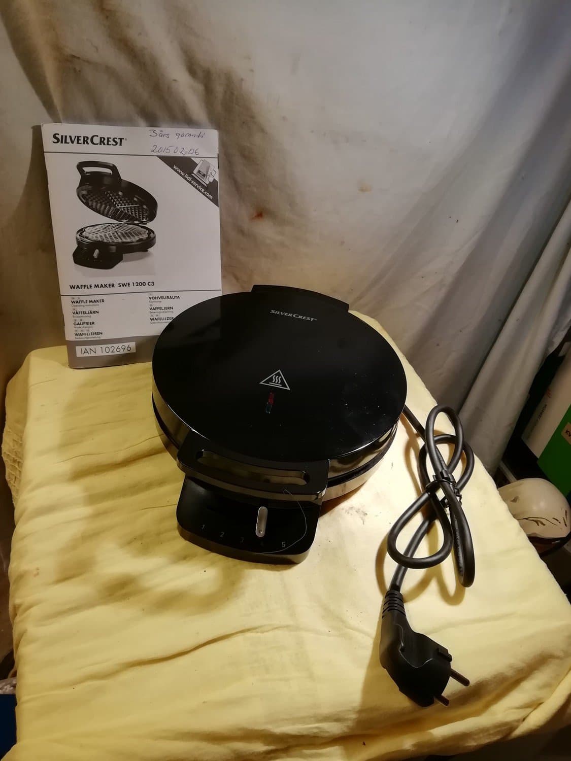 Näranytt Våffeljärn Silver Crest