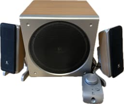 Logitech Z3 Högtalarsystem Speaker System Wood grained case