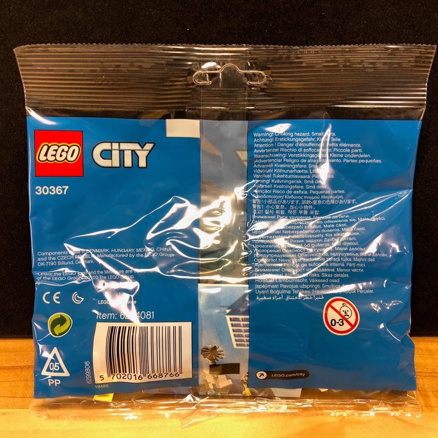 LEGO City 30367 "Polishelikopter" - specialpåse från 2020, oöppnad!
