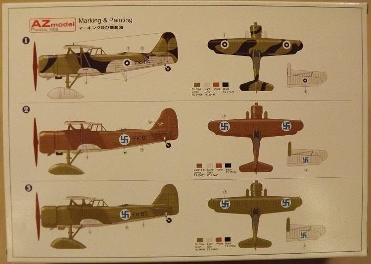Fokker C.X "Winter Ski" AZmodels 1/72 OÖPPNAD