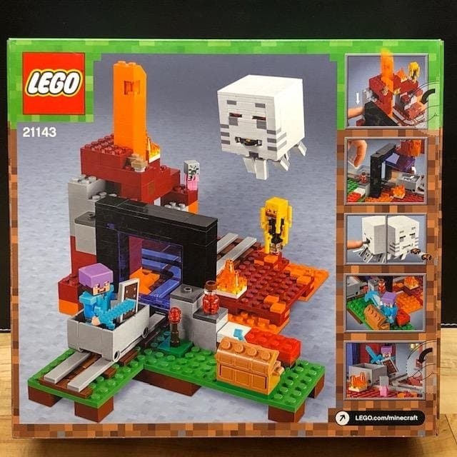 LEGO Minecraft 21143 "The Nether Portal" - från 2018, oöppnad / förseglad!