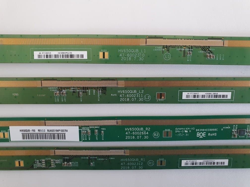 LCD-paneler HV650QUB 47-6002310 47-6002311 47-6002312 47-6002664 PHILIPS 65PUS735