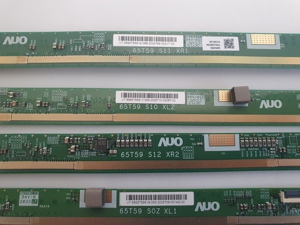 LCD-paneler 65T59 S0Z XL1 65T59 S10 XL2 65T59 S11 XR1 65T59 S12 XR2 Sony KD-65XH9