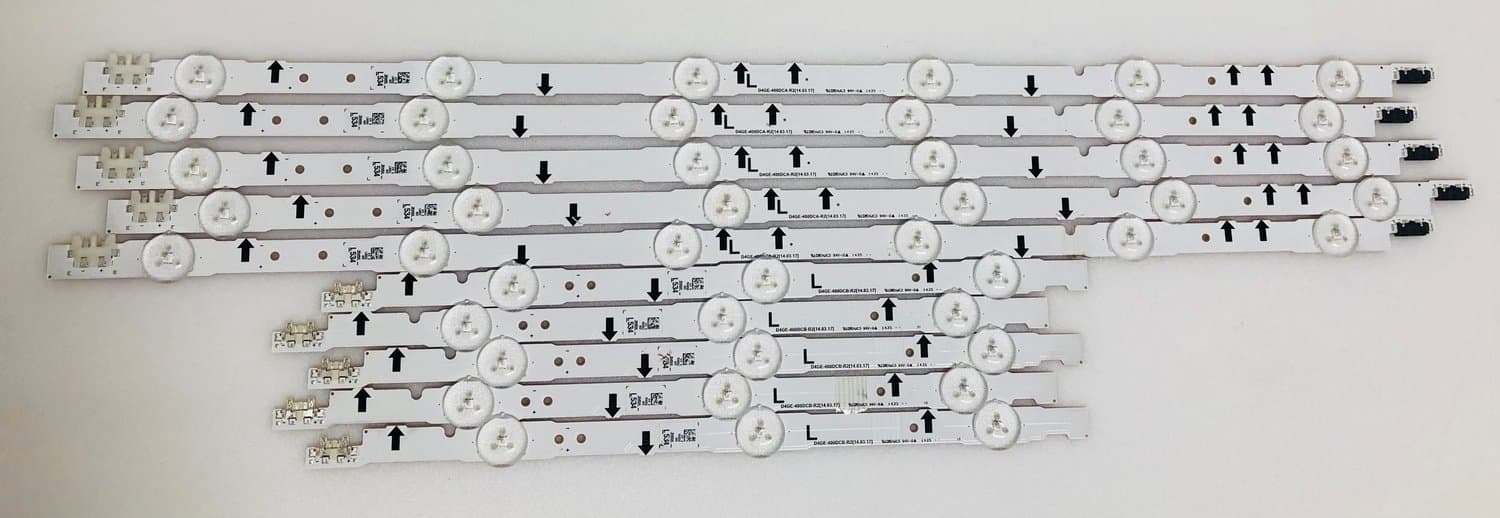 D4GE-400DCB-R2 [14.03.17] led-bakgrundsbelysning (10 st) för Samsung UE40H5000AW