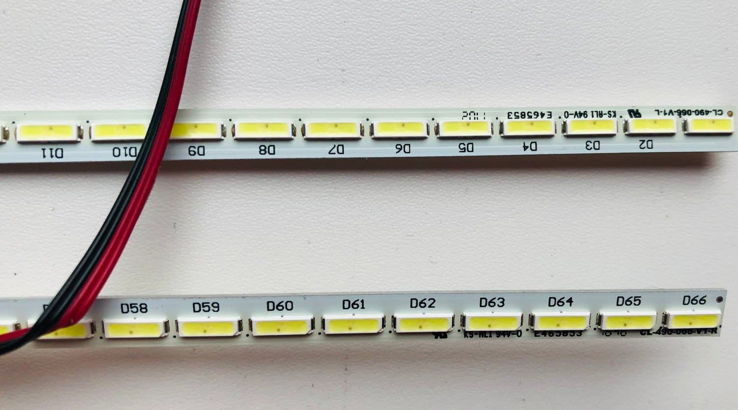 CL-490-066-V1-L CL490-066-V1-R LED-BAKGRUNDSBELYSNING - PHILIPS 49PUS7101/12