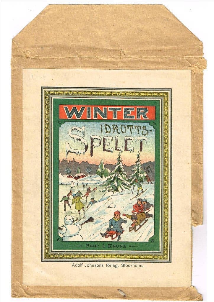 WINTER-IDROTTS-SPELET (1902 ca) Adolf Johnsons förlag