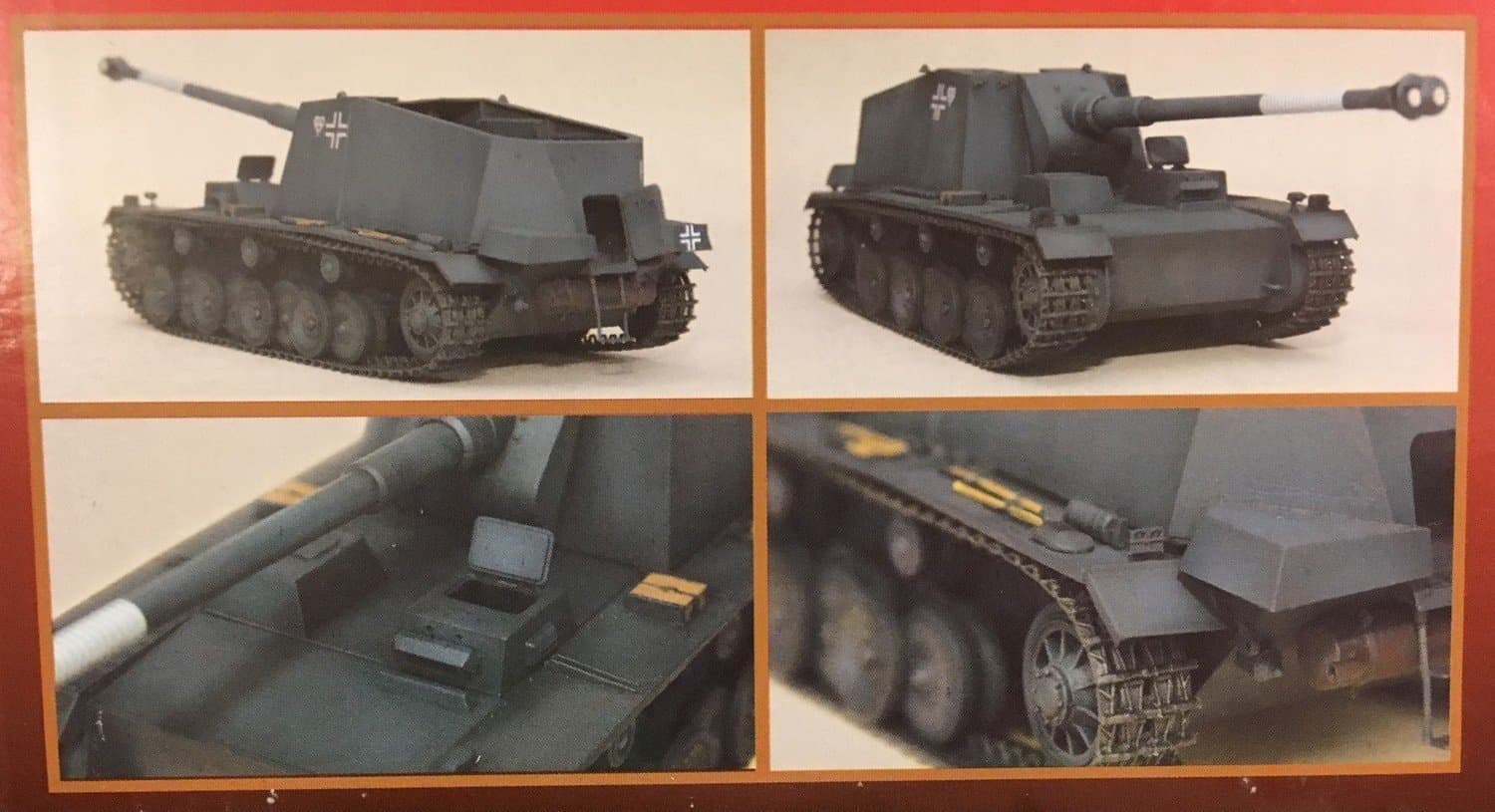 GERMAN "STURER EMIL" TRUMPETER 1/35 OÖPPNAD