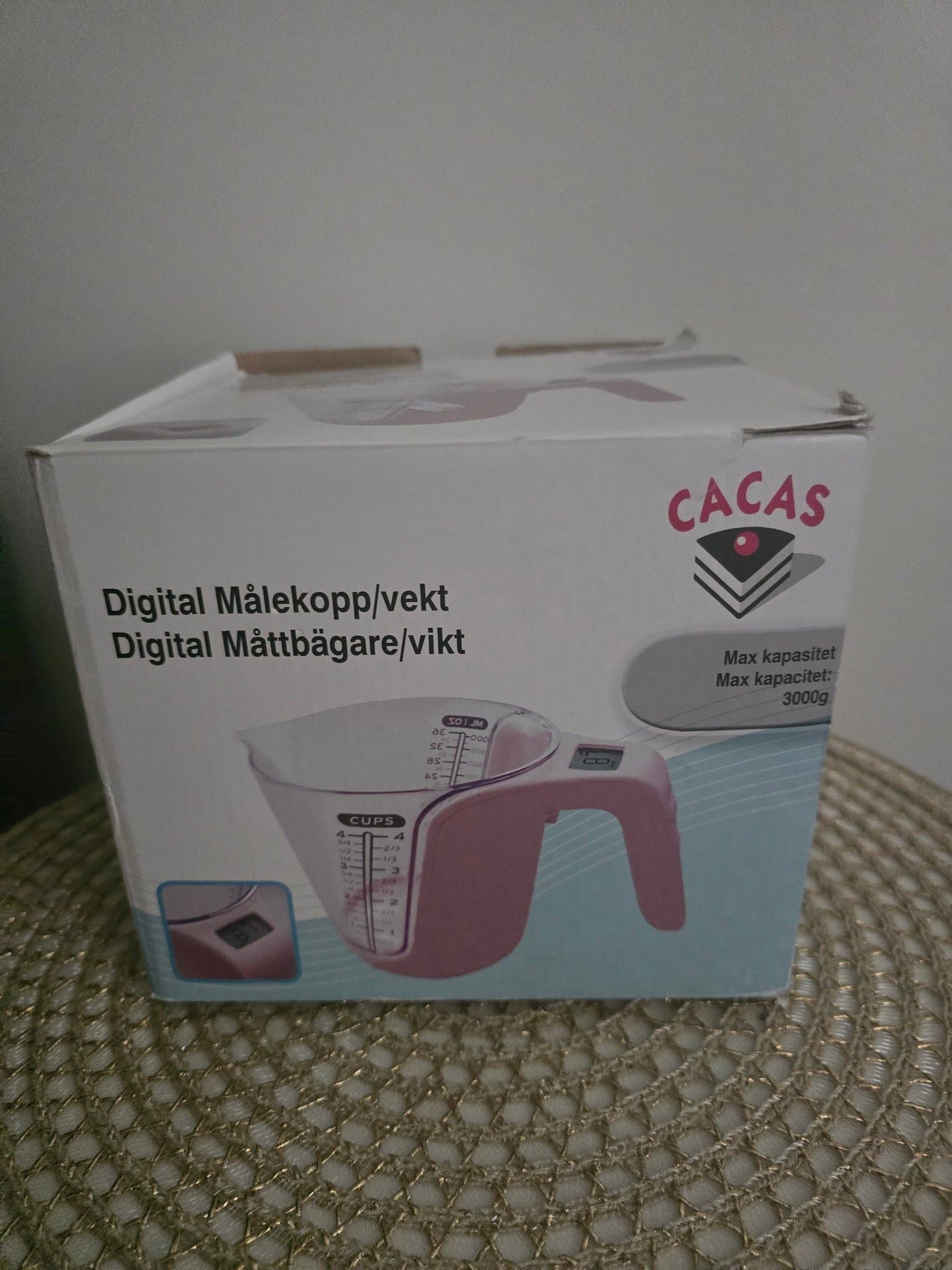 CACAS Digital Måttkopp/Vekt