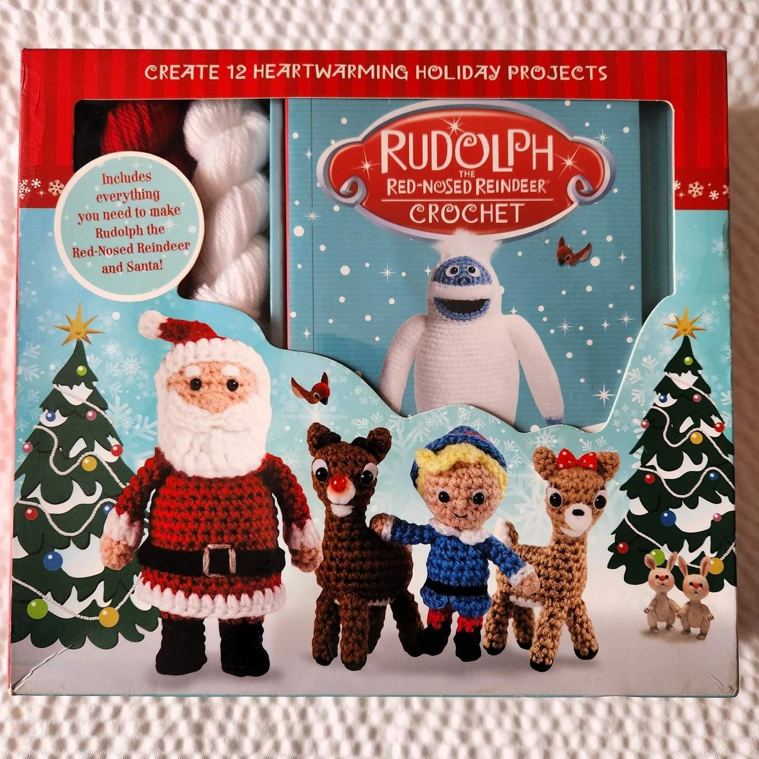 Rudolph The Red Nosed Reindeer Crochet Kit Thunder Bay Press 2019 Sealed