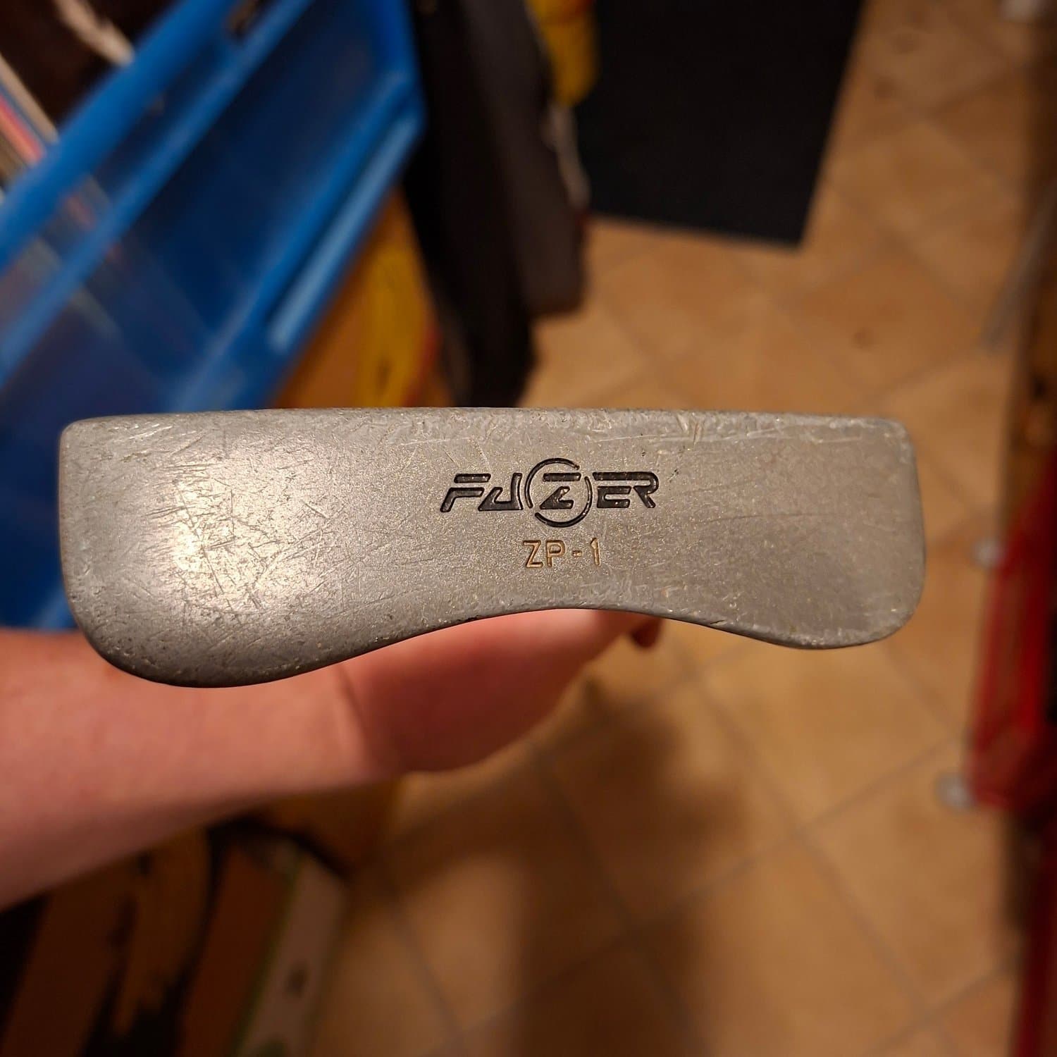 FAZER ZP 1 Putter stålskaft orginalgrepp golf golfputter m siktlinjer