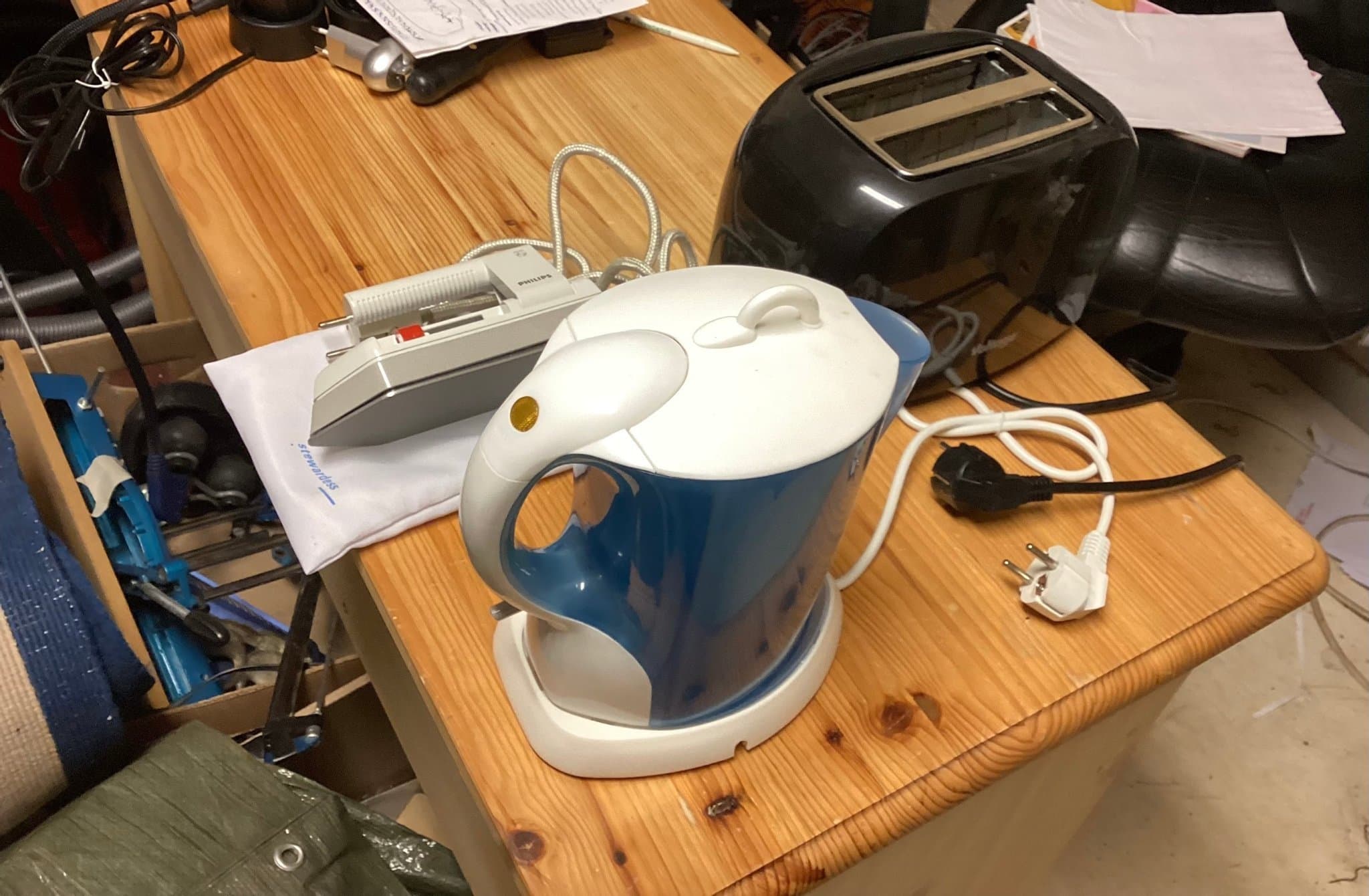 Vattenkokare och brödrost