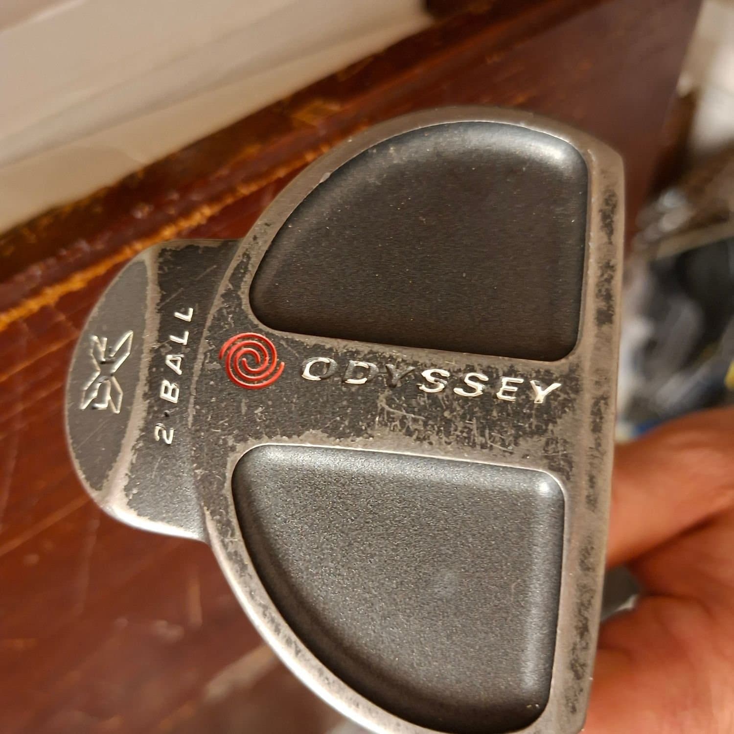 ODYSSEY DFX 2-BALL MALLET PUTTER 34 INCH hö Super Strike Grepp