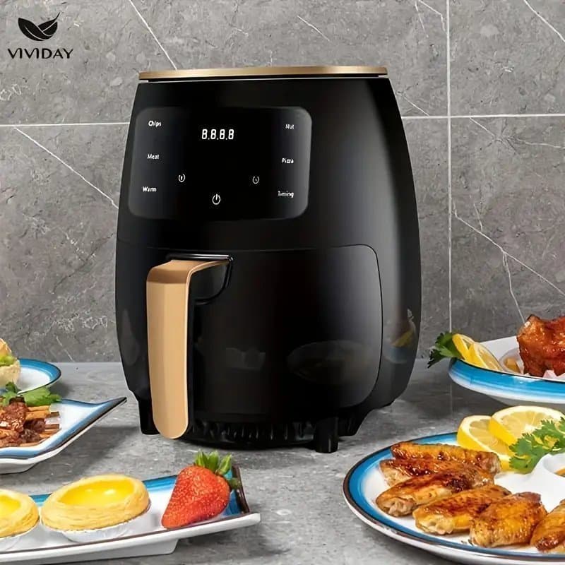 Air fryer 4,5 L – säker & mångsidig varmluftsfritös