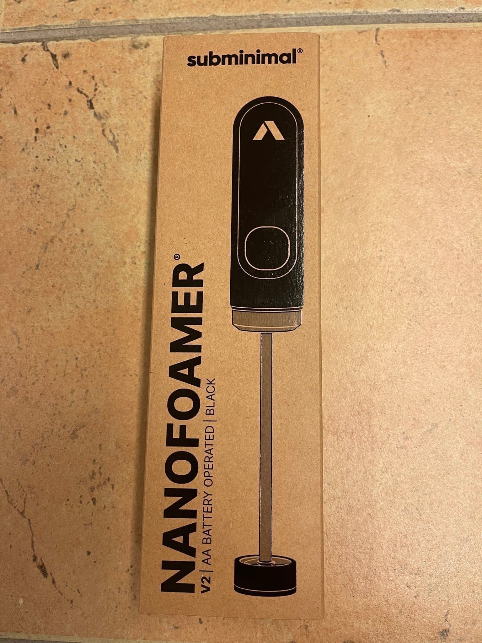 Subminimal V2 mjölkskummare nanofoamer