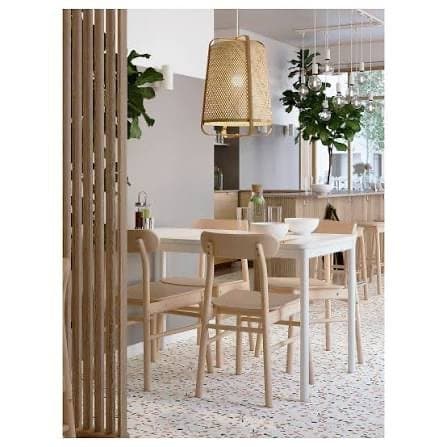 IKEA design Emma Olbers taklampa pendant lamp, bamboo/handmade, 40 cm