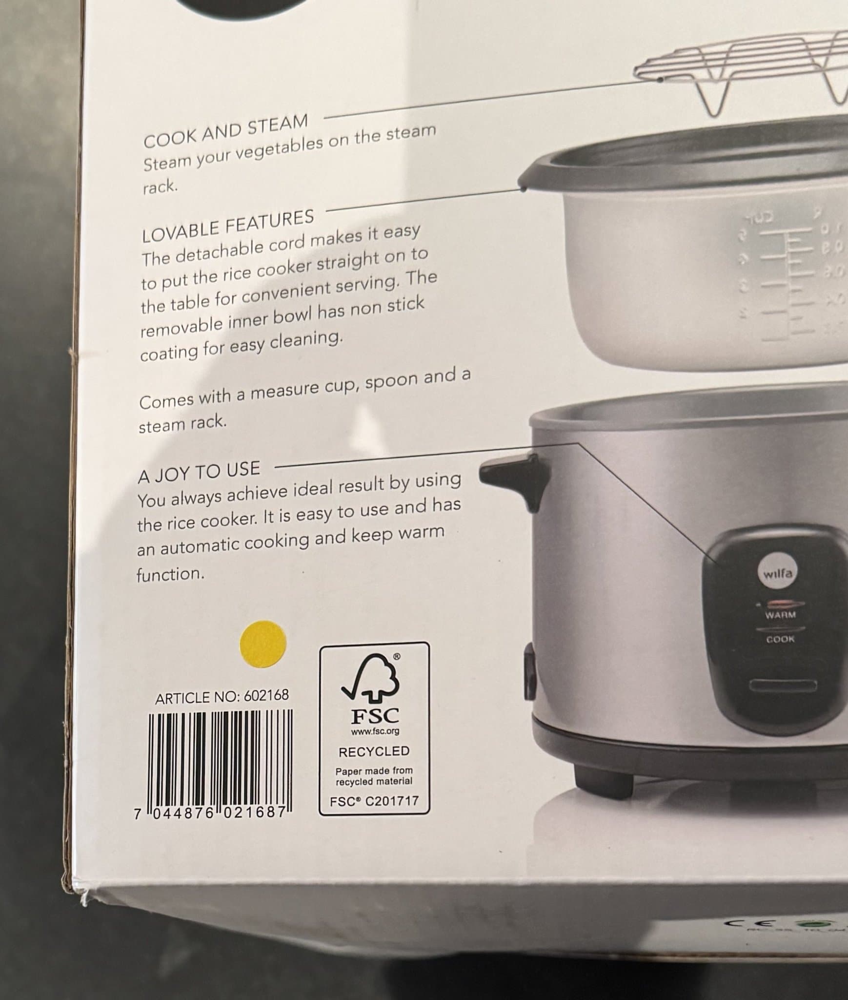 Wilfa Inari riskokare RC5S