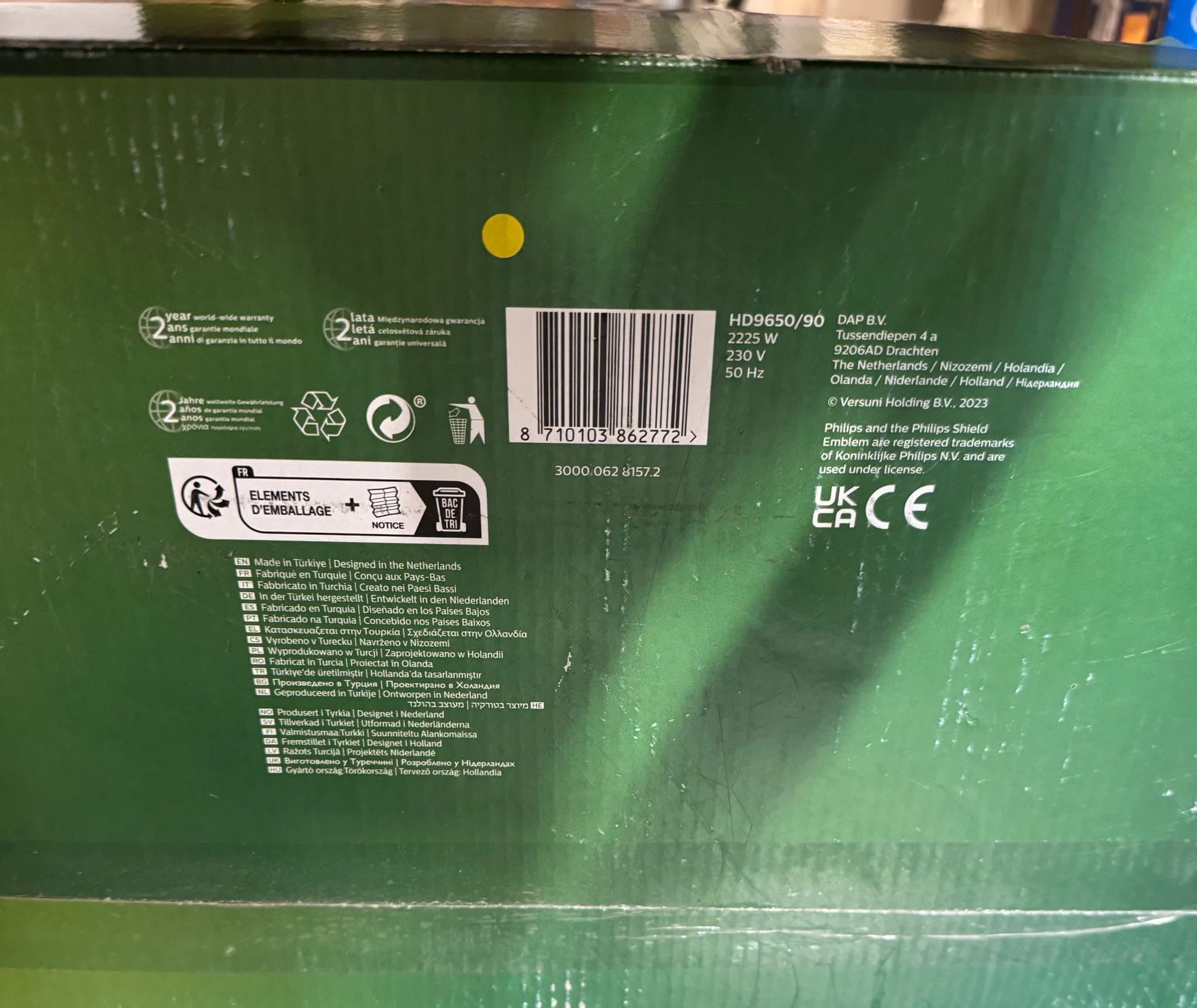 Philips Airfryer Premium 7.3L HD9650/90