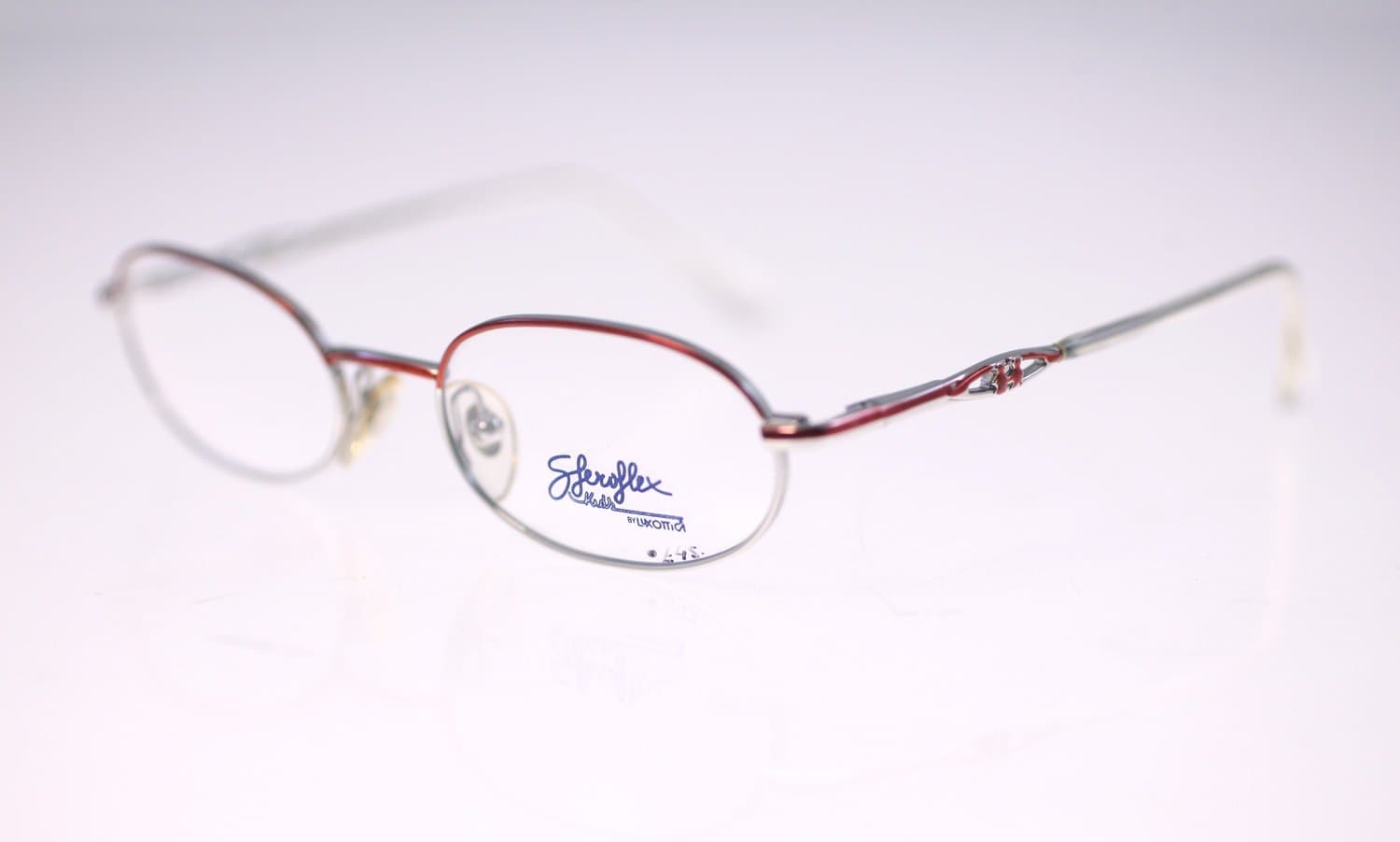 Sferoflex by Luxottica 2840 382 eyeglasses for kids + case-NEW-circa 1990s-14g