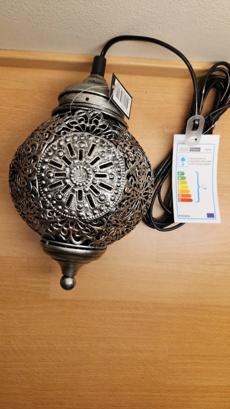 Taklampa "Erik" i Orientalisk Stil (Ny i Kartong)