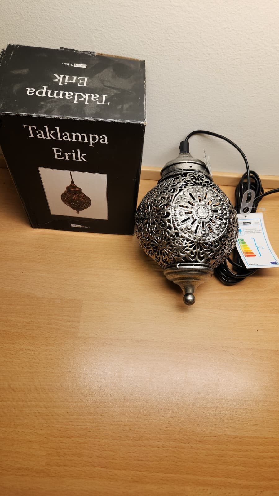 Taklampa "Erik" i Orientalisk Stil (Ny i Kartong)