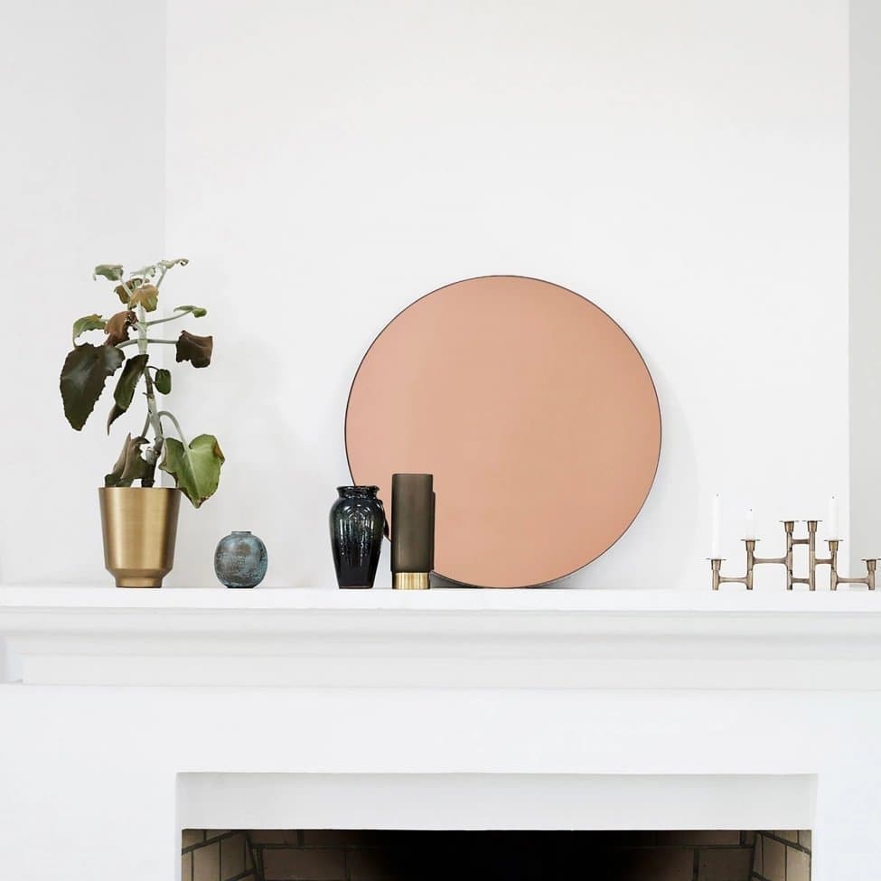 House Doctor Walls, Mirror, Rose Gold 50cm