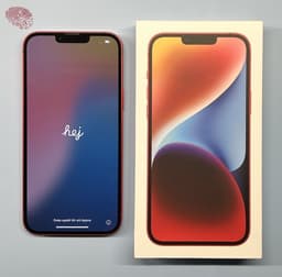 iPhone 14 Plus ,128 gb, product red, Nyskick, 98% Batterihälsa