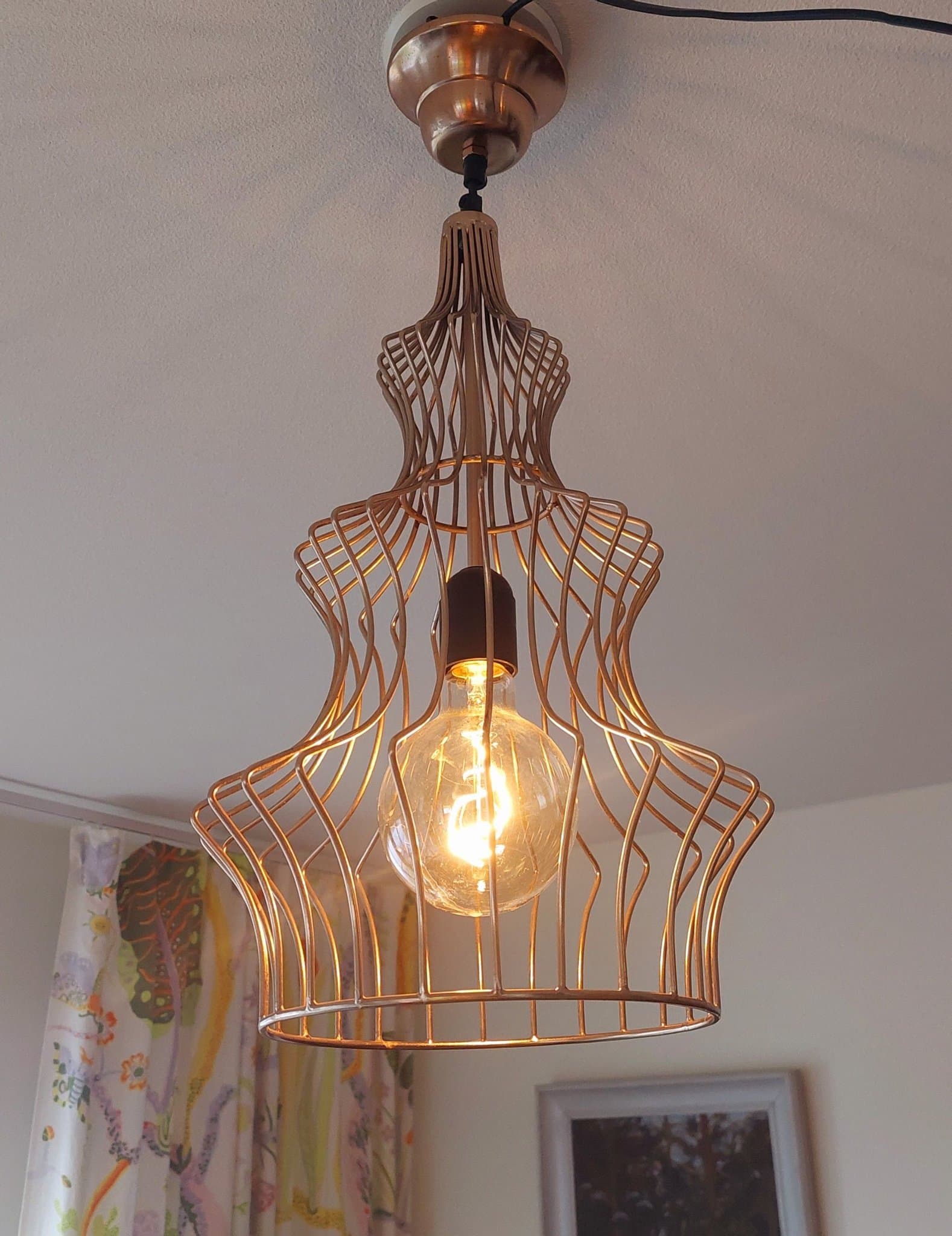 Taklampa i metall Mahal Indiska Supersnygg Retro