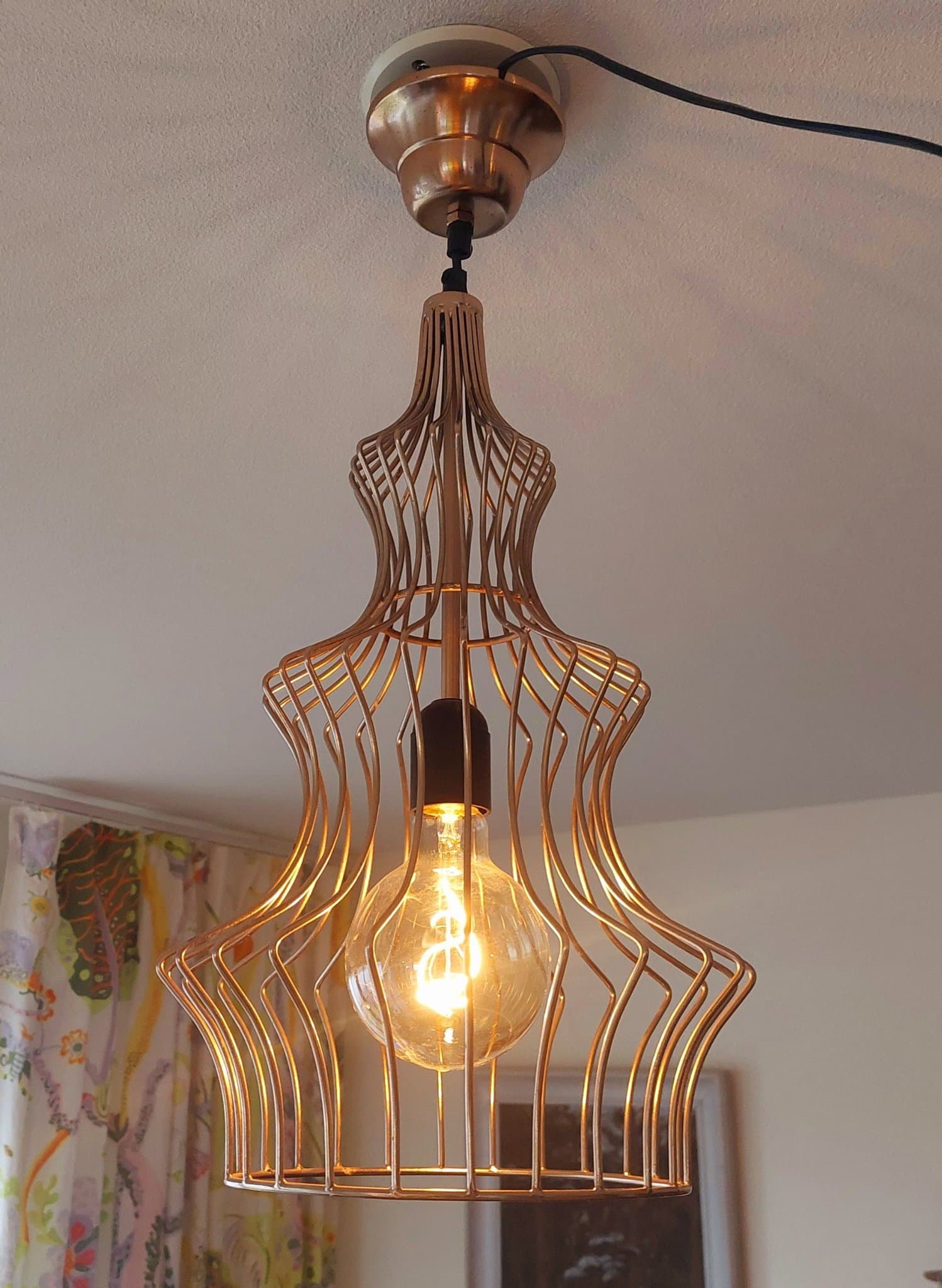 Taklampa i metall Mahal Indiska Supersnygg Retro