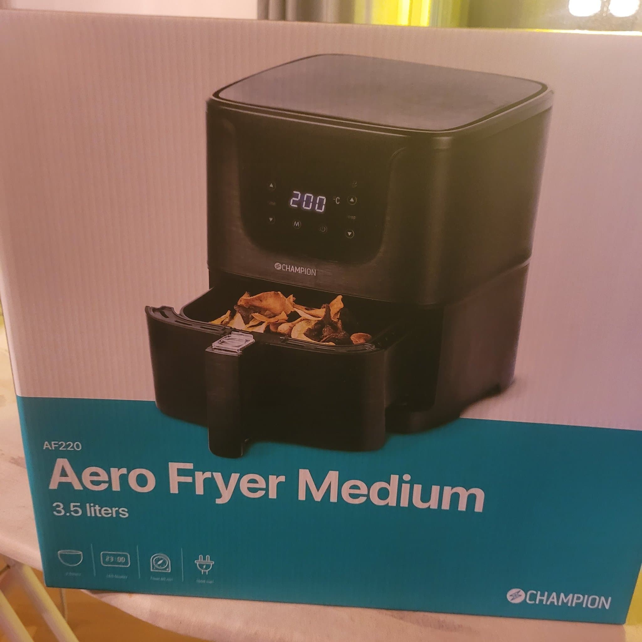 Champion AF220 Aero Fryer Medium 3.5 liter