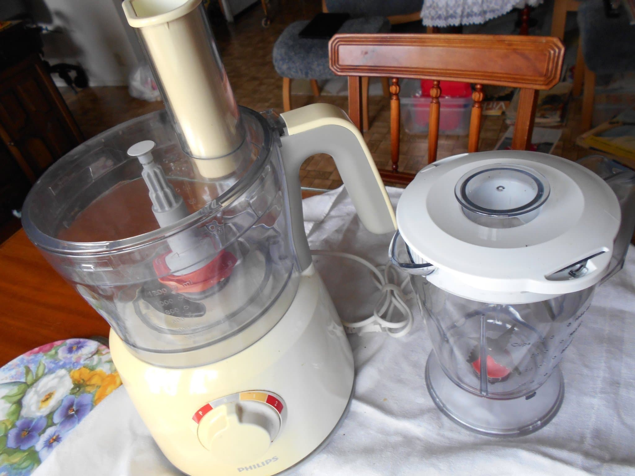 Philips HR7770 Matberedare med tillbehör SOM NY, bruksanvisning