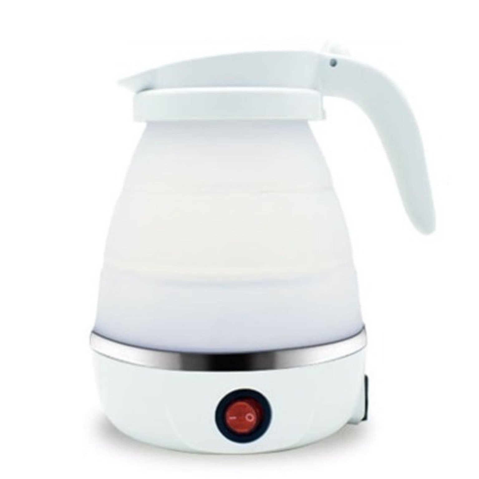 Hopfällbar vattenkokare 0,6L resekokare i silikon Hopfällbar