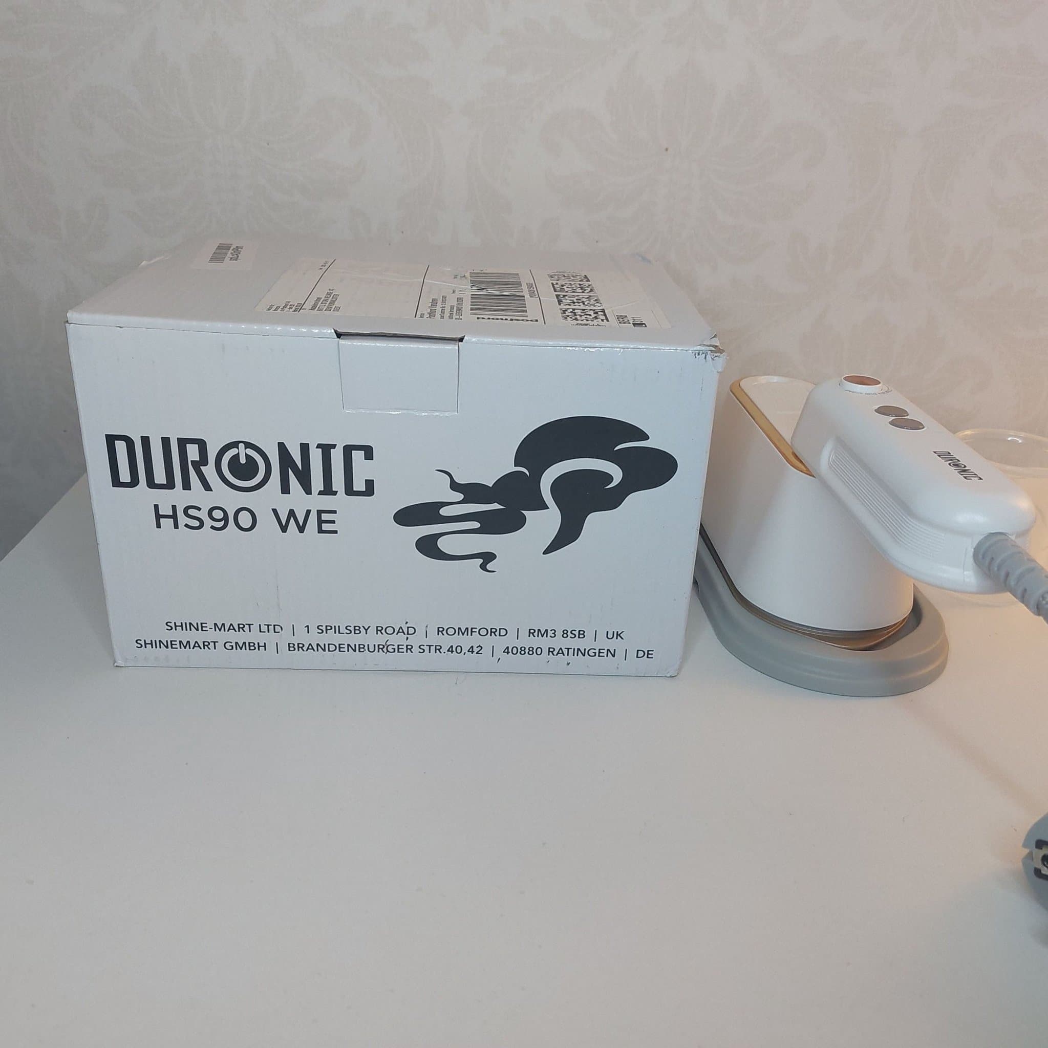 Ångstrykjärn steamer Duronic HS90 WE. Ny !