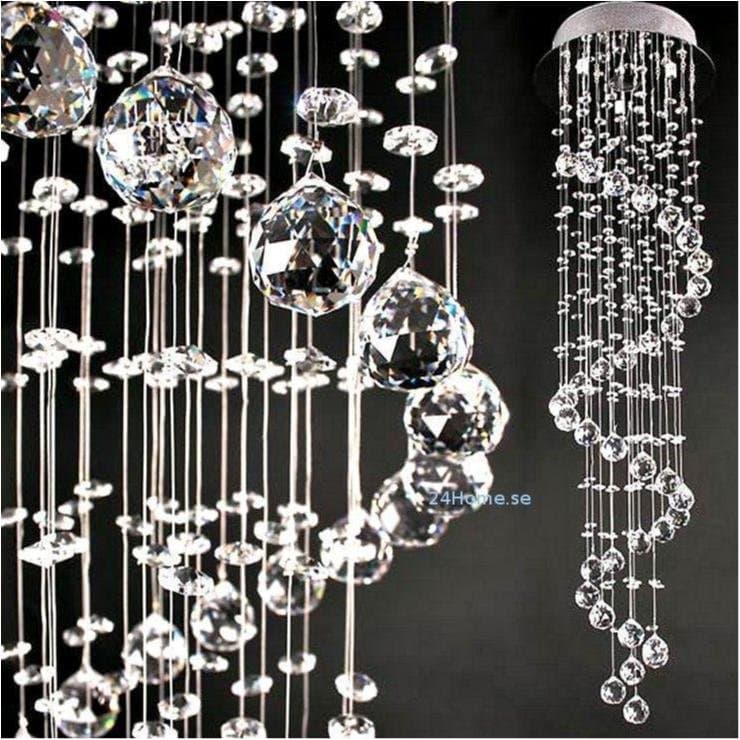 Kristallkrona 90 x 25 cm Kristall lampa Fabriksny