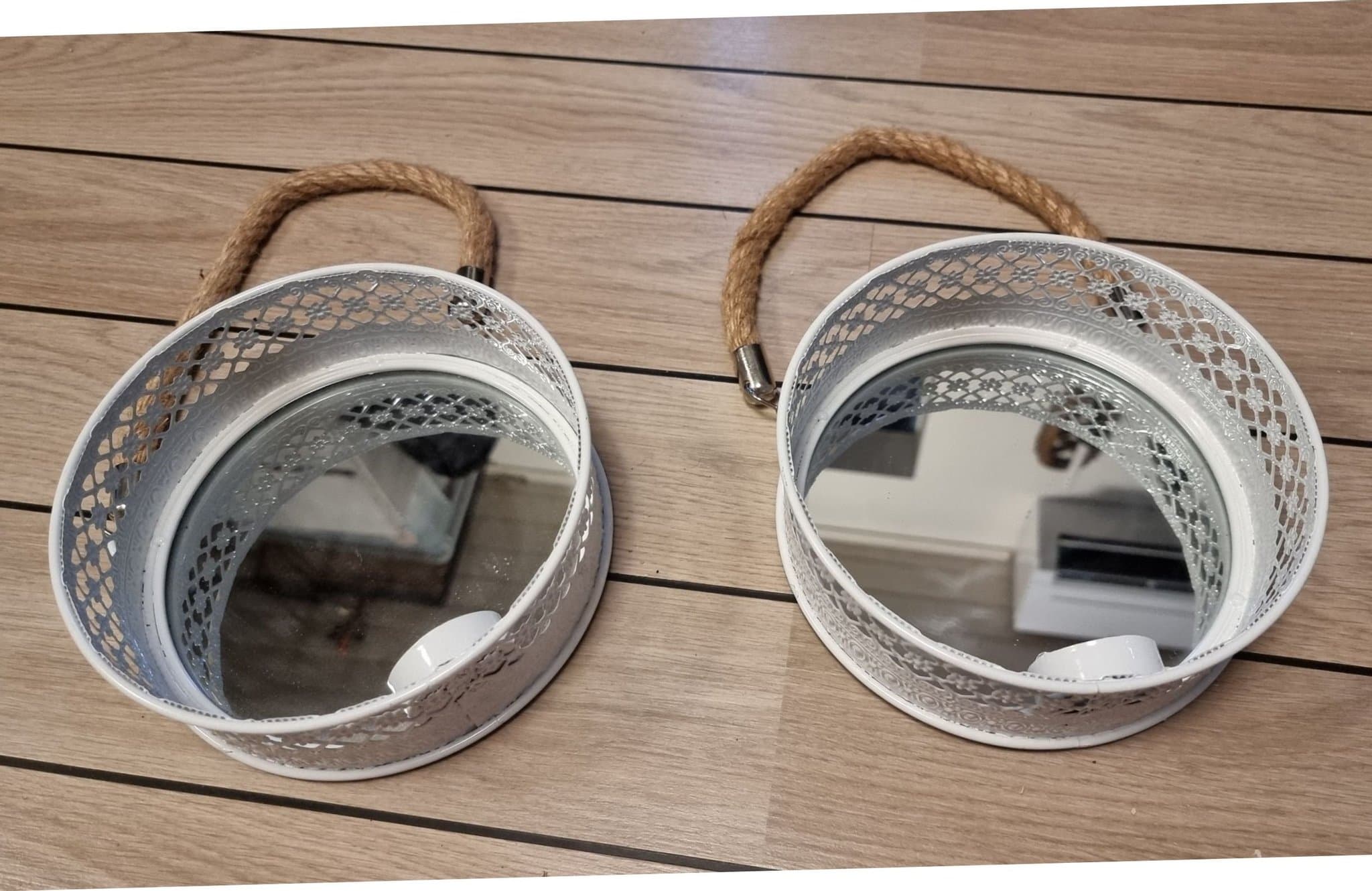 Maritima Speglar med Rep