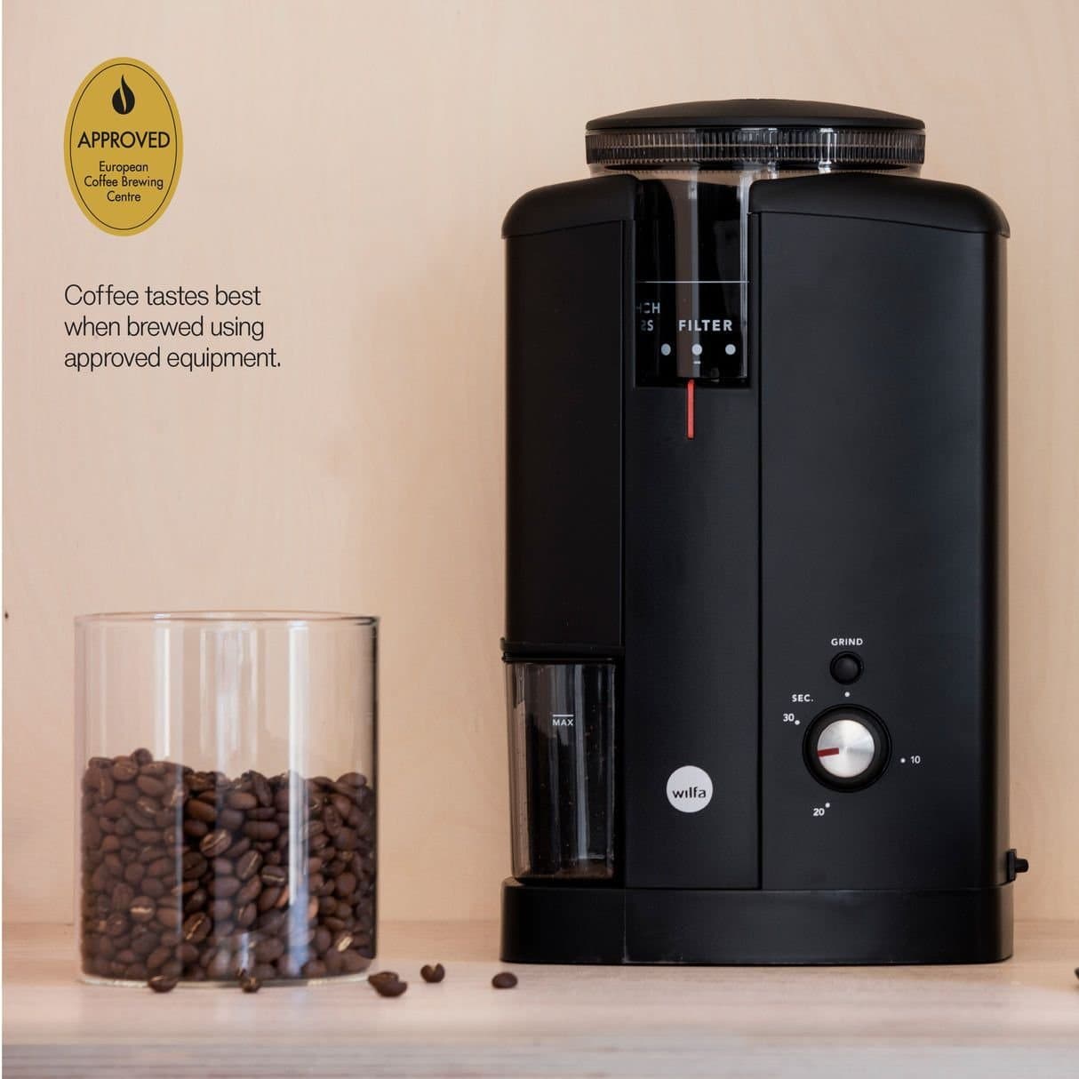 Wilfa Aroma Kaffekvarn CGWS-130B
