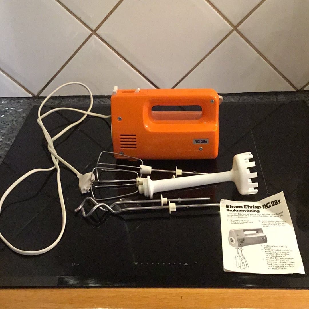ELRAM elvisp Retro, kanonskick, hög kvalitet, med mixerstav