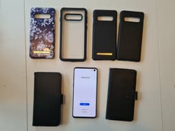 Samsung Galaxy S10 med skal