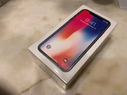 iPhone X (iPhone 10) svart 256 GB, ny i kartong