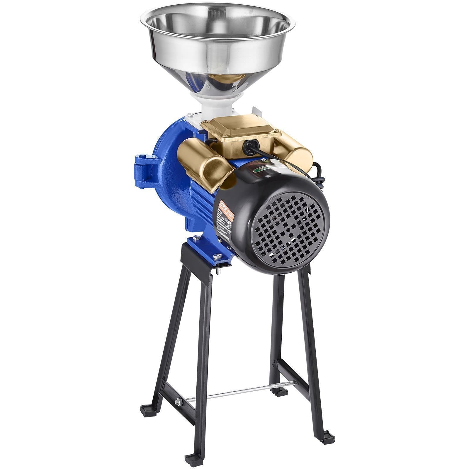 Elektrisk spannmålskvarn 3000 W – justerbar malning, 50 kg/h kapacitet