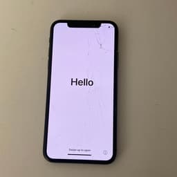 iPhone X 64GB Grå Apple Fungerar som den ska