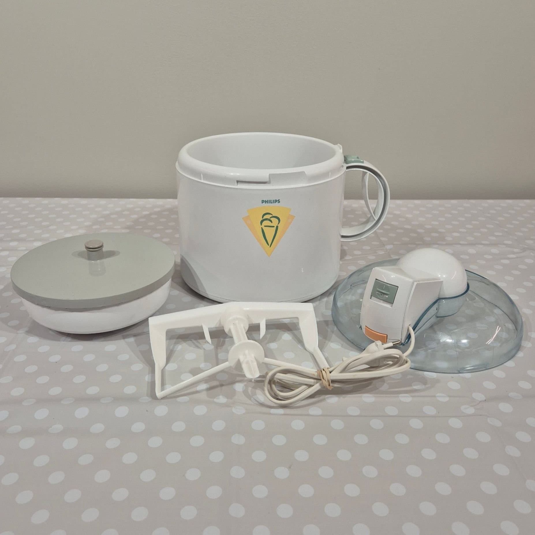 Philips HR 2304 Glassmaskin - Gör din egna Glass - Retro