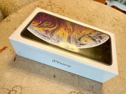 iPhone Xs Max Silver 256 GB, i obruten förpackning