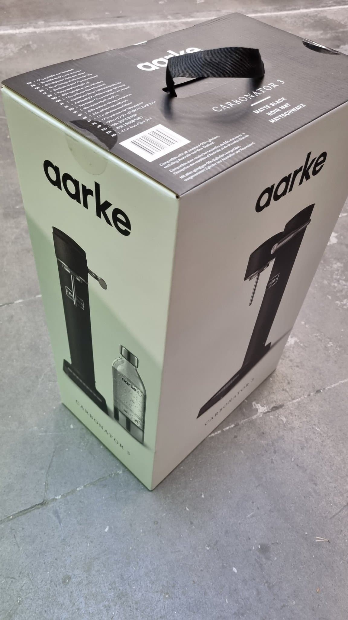 Aarke Carbonator 3 - kolsyremaskin,mattsvart