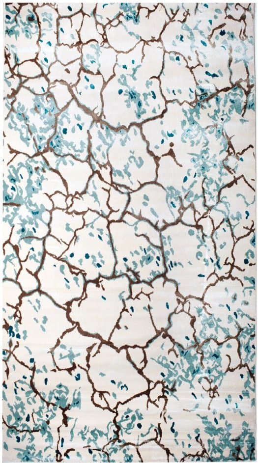 Helt ny Pierre Cardin matta 80cm x 150cm Vit/Brun