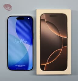 iPhone 16 PRO, 128gb, desert titanium, nyskick, garanti och 100% BH